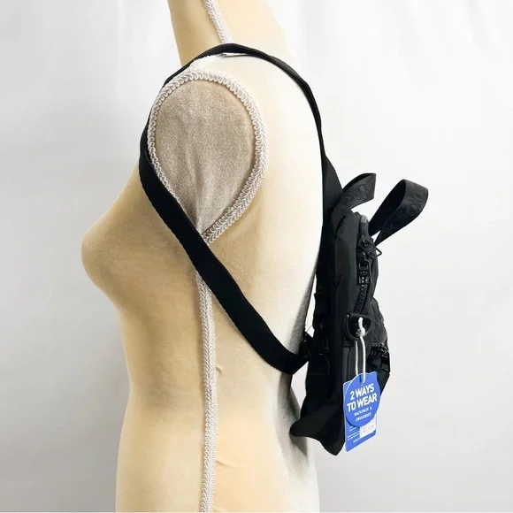 Adidas Originals Recycled Black OG Micro 2.0 Mini Backpack - Picture 5 of 11